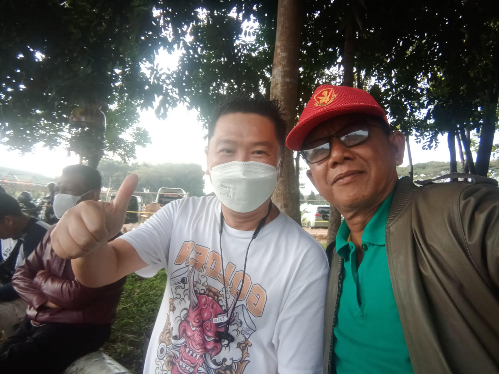 H. Abdul Latief Trisula (kanan) & Pepen Golden Kung di Malang.