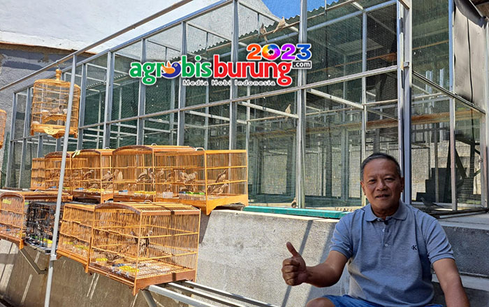 Sintabrata didepan kandang Bintang Agung BF.