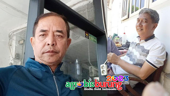 BK (kiri) saat gruduk markas EB BF Pacitan.