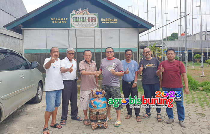 Abay Palem saat kunjungan balasan ke markas ShaSha Difa Jakarta.