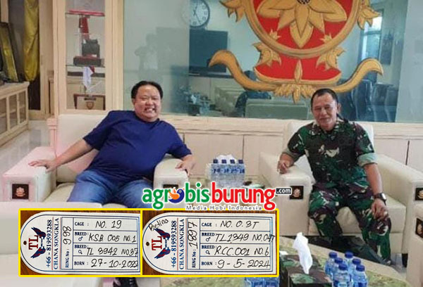 Hendry WAT santai bersama Pangkostrad Letjend TNI Besar Harto (2019).