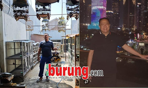 Lutfi di markas Pamolite BF Probolinggo (kiri), Hendy WAT (kanan).