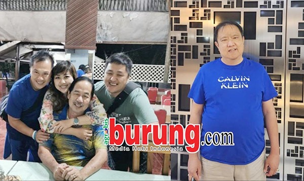 Kok Tong bersama keluarga Hendry Hollywood Lombok (foto kiri) & Hendry WAT Tasikmalaya.