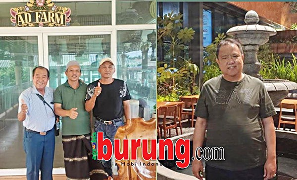 Watma Subandi (kiri) di markas AD BF ThaiSel. Hendry WAT Tasikmalaya (kanan).